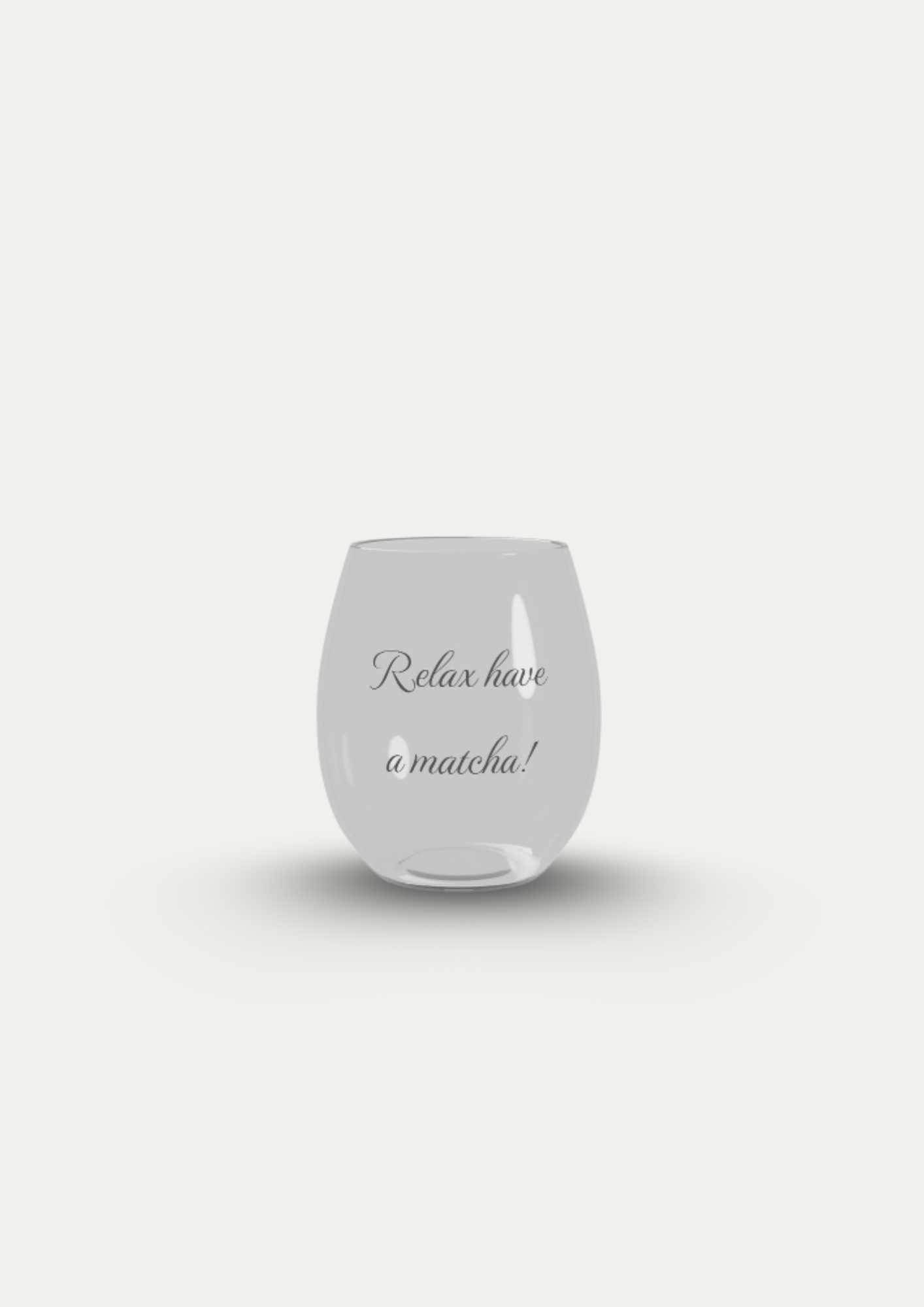Relax have a matcha!